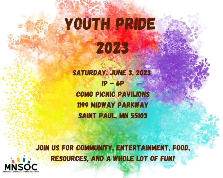 MNSOC Youth Pride 2023 Twin Cities Pride