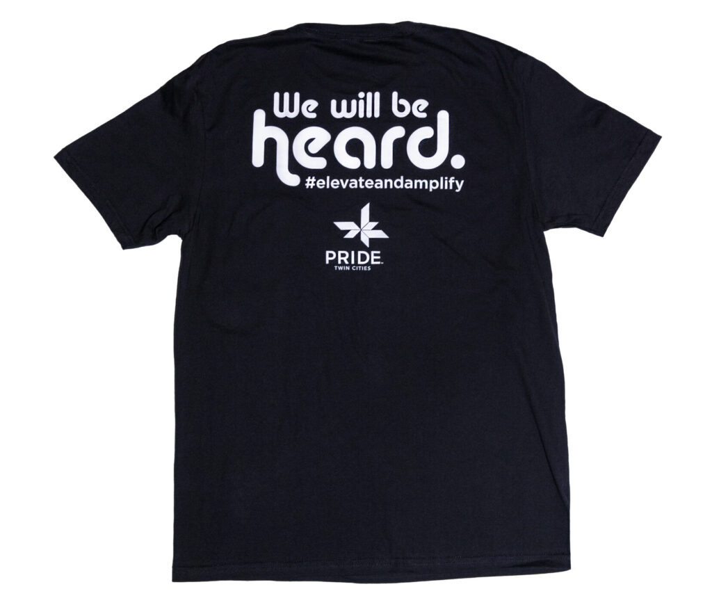 Elevate and Amplify T-Shirt – Twin Cities Pride